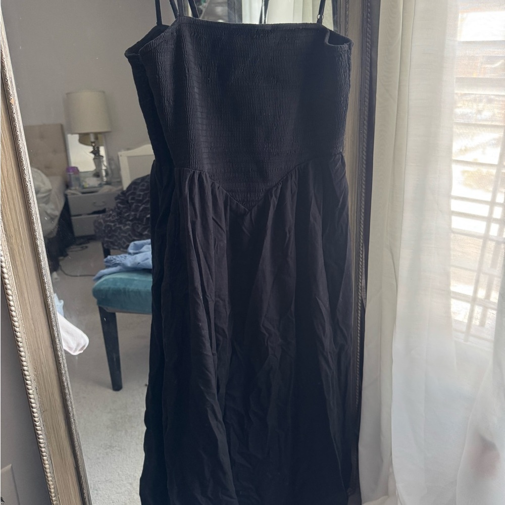 Japna Black Strapless Women's Dress